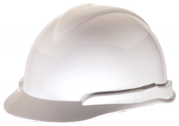 MSA V-GARD CAP, TYPE II, SLOTTED, WHITE (454-804940)