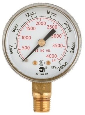 Harris GAUGE, 2" X 3000 PSI (9006254)