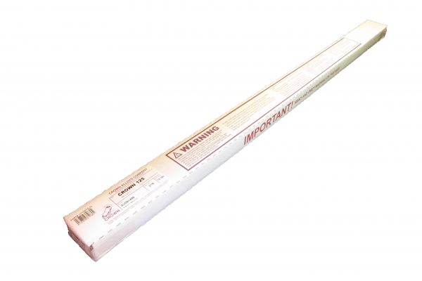 Crown Alloy ROD, BRAZING, BARE, 125, 3/16 X 36 (CT125/TQ/10)