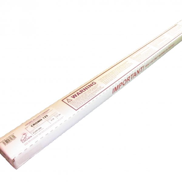 Crown Alloy ROD, BRAZING, BARE, 125, 3/16 X 36 (CT125/TQ/10)
