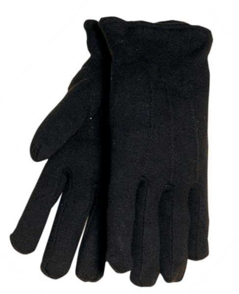 Tillman GLOVES, JERSEY, BROWN, 100% COTTON, KNIT WRIST, LARGE (1540)