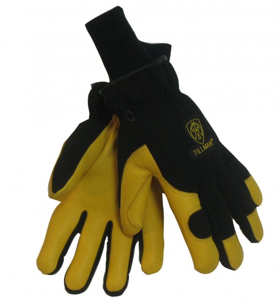 Tillman GLOVES, WINTER, DEERSKIN LEATHER PALM, SPANDEX BACK, THINSULATE, KNIT WRIST, EXTRA LARGE (1592XL)