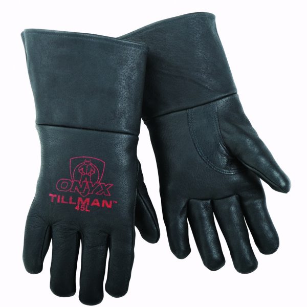 Tillman GLOVES, MIG, PIGSKIN LEATHER, TOP GRAIN, INSULATED BACK, 4" CUFF, EXTRA LARGE, BLACK (45XL)