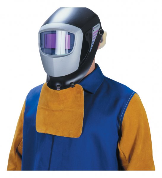 Tillman HELMET BIB, COWHIDE LEATHER, METAL CLIPS (566)