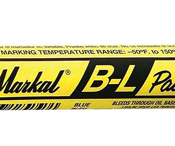 Markal BL BLUE PAINTSTIK, BLEED THRU, OIL BASED PAINT (MA-B-L-BL)