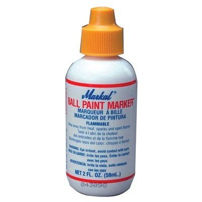 Markal BALL PAINT MARKER, YELLOW, 2 OZ BOTTLE (MKL 84621)