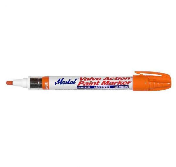 Markal VALVE ACTION PAINT MARKER, ORANGE (MA-96824)