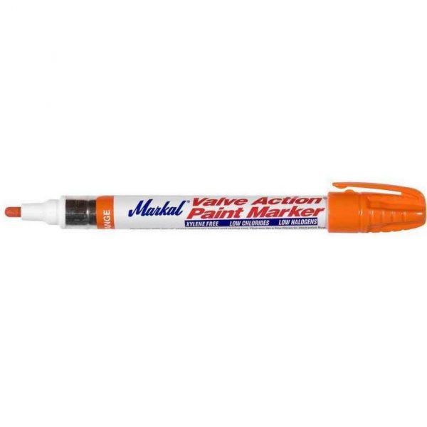 Markal VALVE ACTION PAINT MARKER, ORANGE (MA-96824)