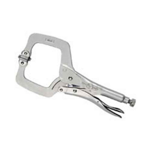 VISEGRIP LOCKING C CLAMP, 11", SWIVEL PADS (IR-20)