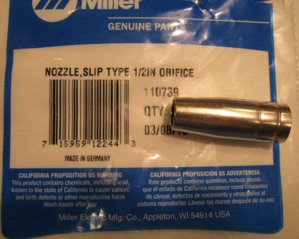 Miller NOZZLE, 1/2 (110-789)