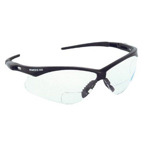 Kimberly Clark SPECTACLES, SAFETY, NEMESIS, BLACK FRAME CLEAR LENS, 1.5 DIOPTER (JP-3013306)