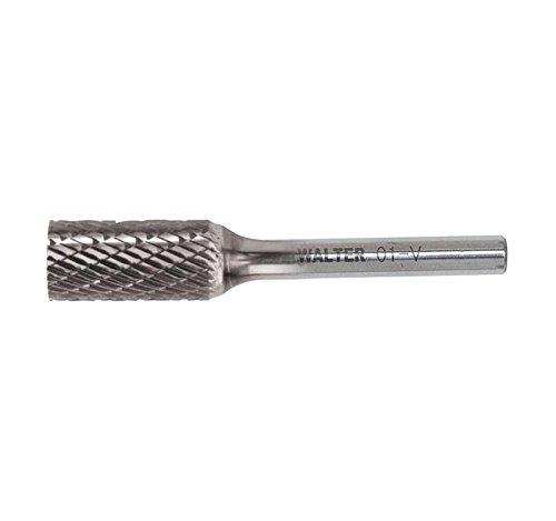 Walter CARBIDE BURR, CYLINDRICAL, 3/8 X 3/4 X 1/4, STEEL/STAINLESS (662980075098)
