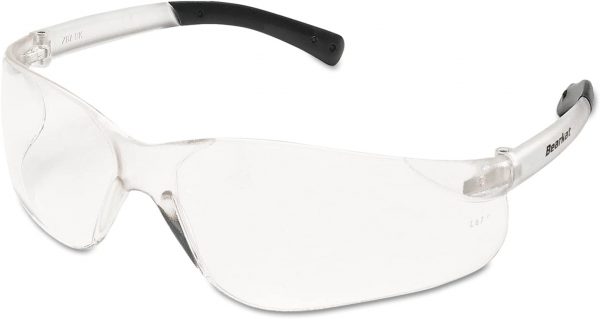 Crew Safety SAFETY GLASSES, BEARKAT, BLACK FRAME, CLEAR LENS (135-BK110)