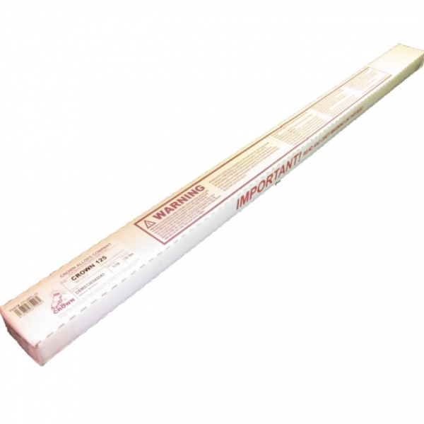 Crown Alloy ROD, BRAZING, BARE, 125, 3/16 X 36 RBCuZn-C (CT125-TQ-10)