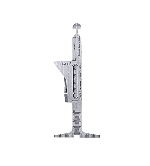 HI-LO WELDING GAUGE, STAINLESS STEEL, ENGLISH/METRIC (CAT #1)