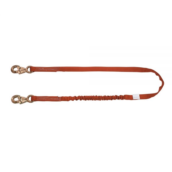 Klein Tools TWIN-LEG LANYARD, DECELERATION, 3 LOCKING-SNAPS, 6' LONG (409-87475)