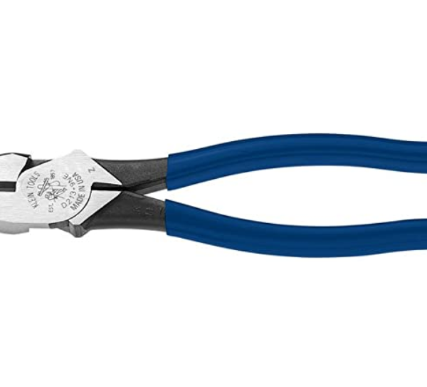 Klein Tools SIDE-CUTTING PLIERS, HI-LEVERAGE NE, 9-1 (409-D213-9NE)