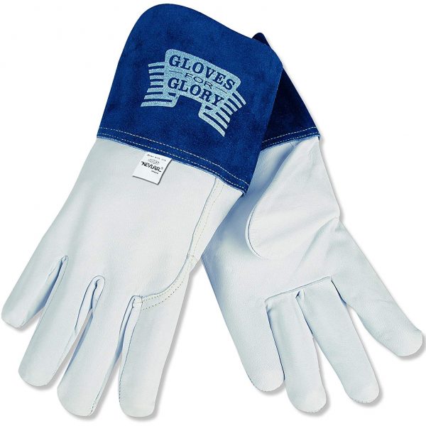 Memphis Safety GLOVES, MIG/TIG, GOATSKIN, 4.5" CUFF, LARGE (127-4850L)
