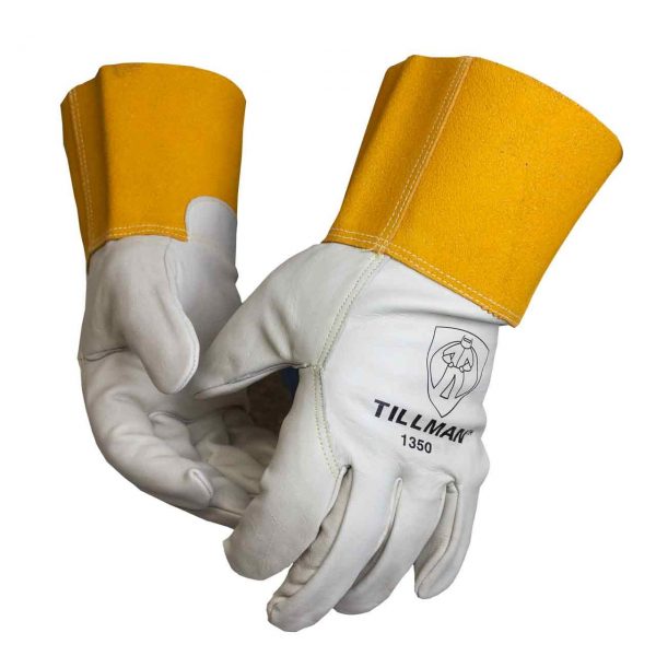 Tillman GLOVES, MIG, COWHIDE LEATHER, TOP GRAIN, 4" CUFF, MEDIUM (1350M)