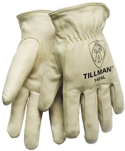 Tillman GLOVES, DRIVERS, COWHIDE LEATHER, TOP GRAIN, UNLINED, PREMIUM, SMALL (1424S)
