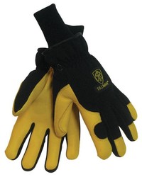 Tillman GLOVES, WINTER, DEERSKIN LEATHER PALM, SPANDEX BACK, THINSULATE, KNIT WRIST, LARGE (1592L)