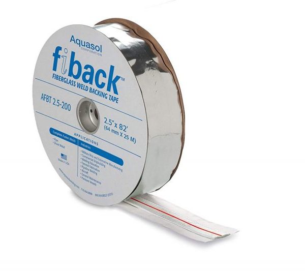 FIBACK FIBERGLASS BACKING TAPE, 200 AMP, 2.5" WIDE X 82' ROLL, AFBT-2.5-200 (AFBT-2.5-200)
